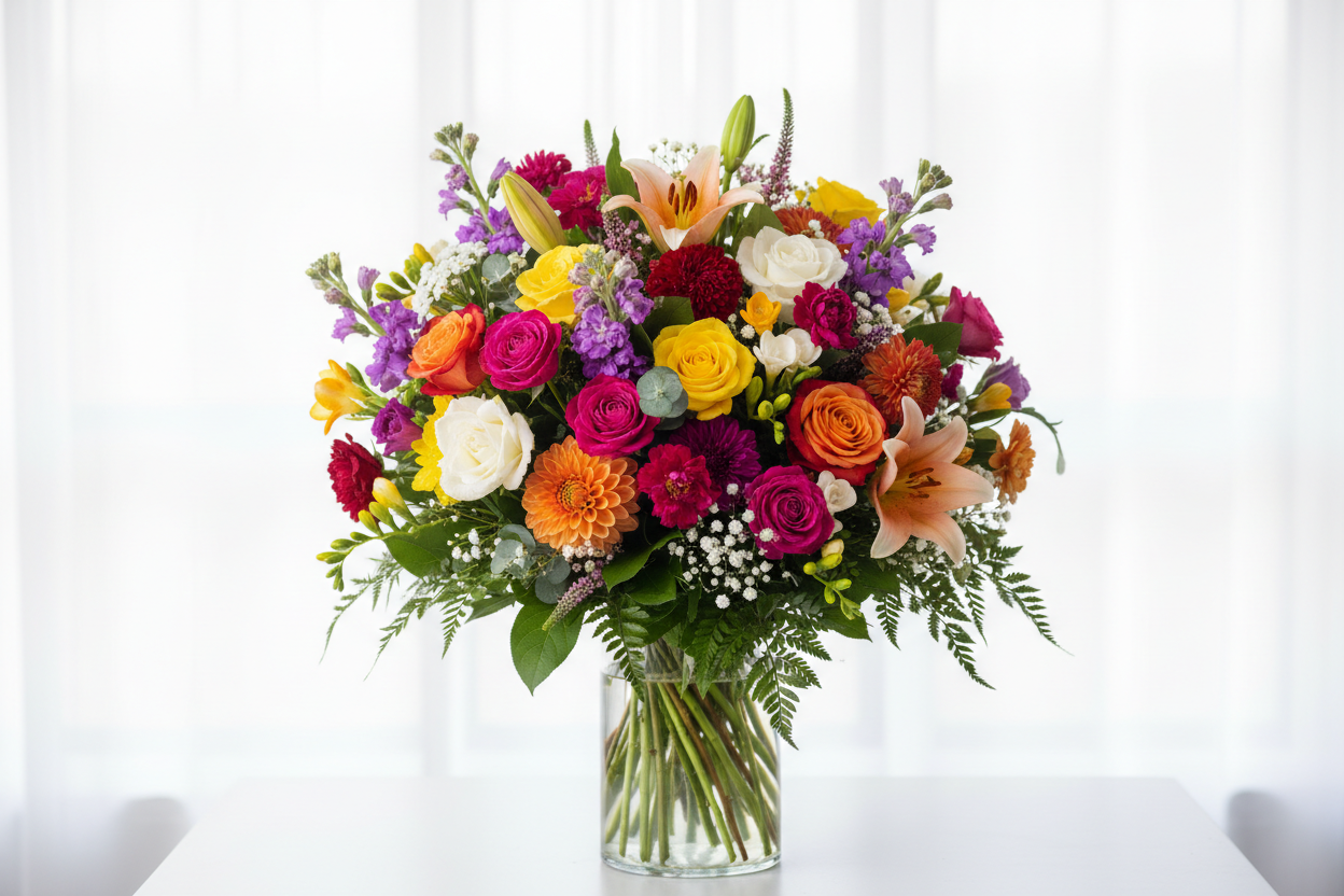 Colorful dream bouquet 3 dozen