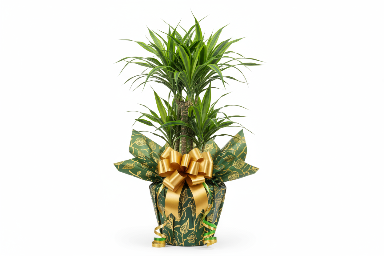 drascena wrapped as gift