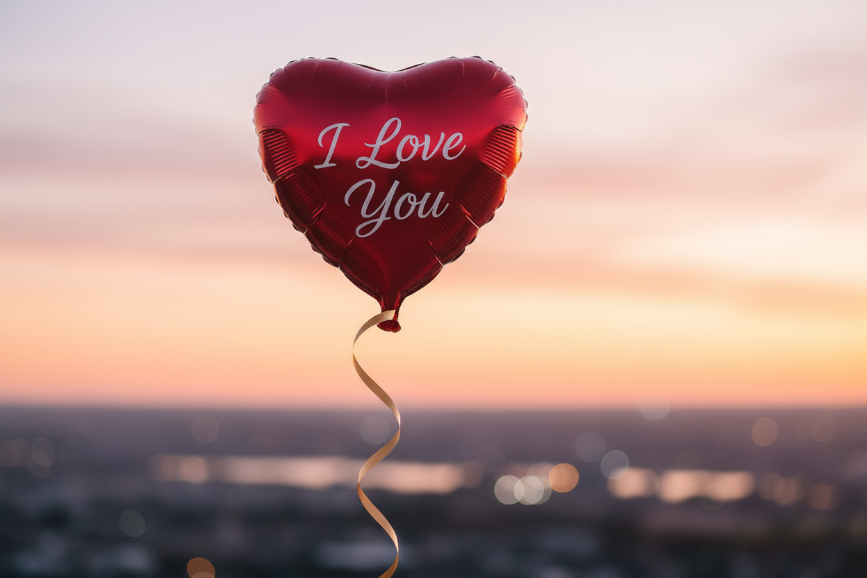 I love you balloon