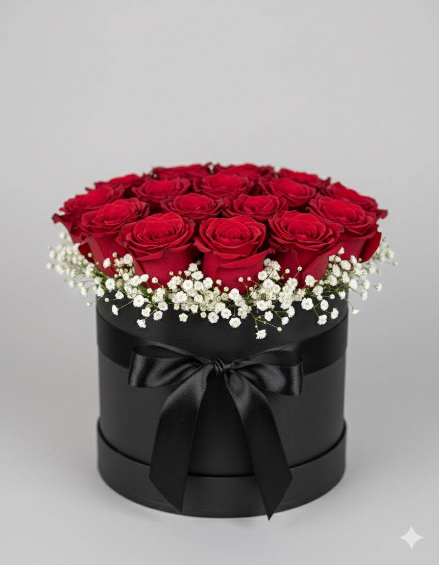 Elegant red roses