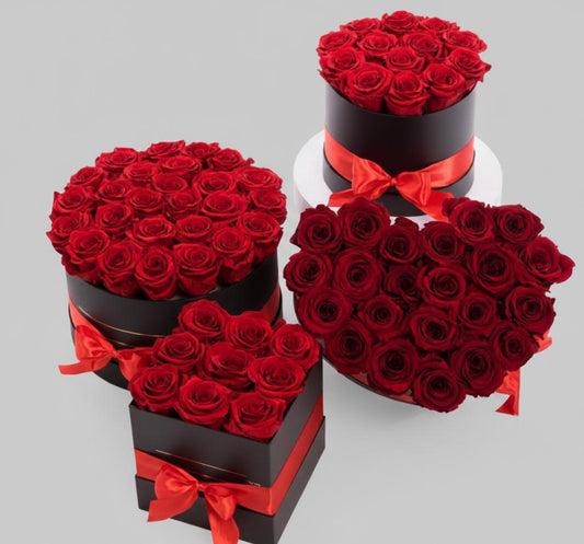 Mini luxury rose box