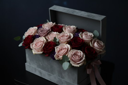 Boxe roses soft night