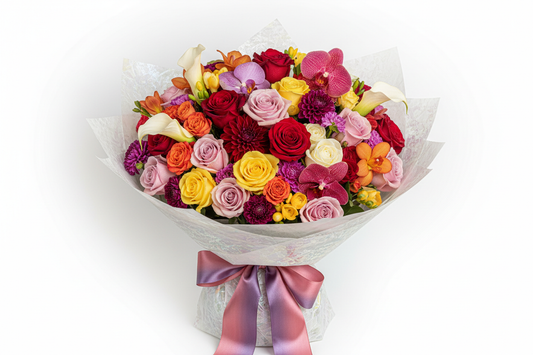 Colorful dream bouquet 3 dozen