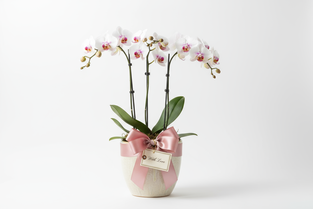 moth orchid as gift
